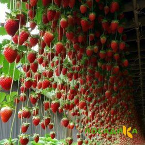 Клубника ампельная Анастасия купить по цене от 370р. в интернет-магазине «Посадика» с доставкой почтой в в Лугае и по всей России – [изображение №1].